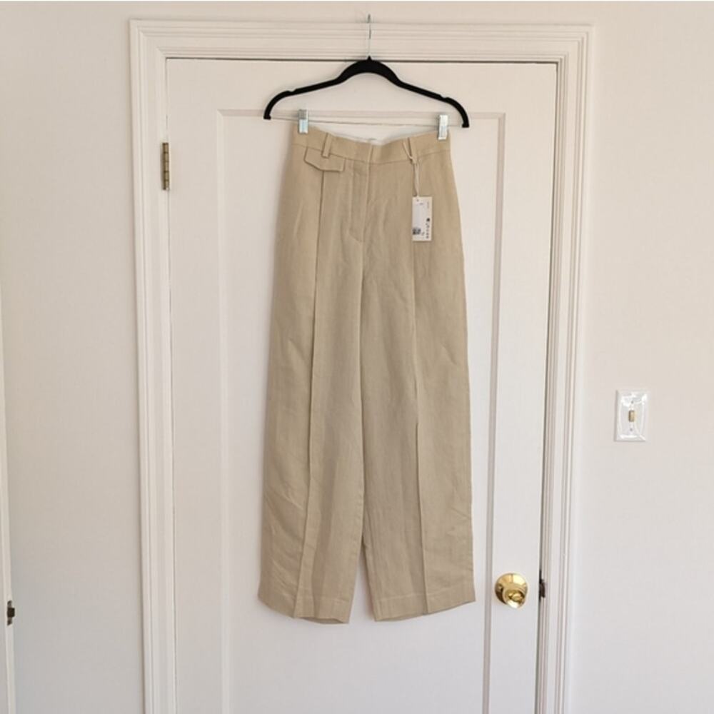 NWT COS Tan Linen Trousers